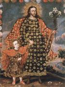 Dirck van  Delen st.joseph and the christ child oil painting